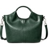 image:imageBOSTANTEN Vegan Leather Purses for Women Soft Top Handle Satchel Crossbody Zipper Handbag with Detachable Shoulder StrapDark Green