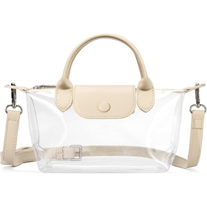image:imageBOSTANTEN Clear Bag for Stadium Approved Crossbody Purse Handbags for Concerts Sports EventsA01nude