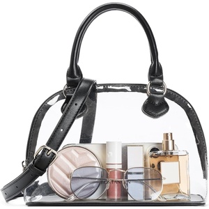 image:imageBOSTANTEN Clear Bag for Stadium Approved Crossbody Purse Handbags for Concerts Sports EventsZ01black