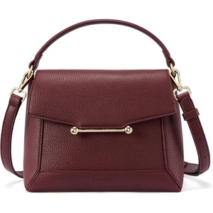 image:imageBOSTANTEN Crossbody Bags for Women Vegan Leather Small Purse with Top Handle Shoulder Handbags for Everyday UseRed