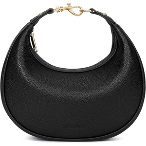 image:imageBOSTANTEN Crossbody Purse Crescent Shoulder Bags for Women Trendy Vegan Leather Clutch Handbag Removable StrapBlack