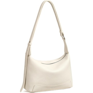 image:imageBOSTANTEN Crossbody Purse for Women Small Shoulder Bag Soft Suede and Pebbled Vegan Leather Hobo Bags with Adjustable StrapBeigepebbled Leather