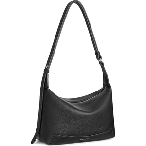 image:imageBOSTANTEN Crossbody Purse for Women Small Shoulder Bag Soft Suede and Pebbled Vegan Leather Hobo Bags with Adjustable StrapBlack Pebbled Leather