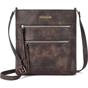 image:imageBOSTANTEN Crossbody Purses for Women Medium Shoulder Bag Quilted Handbags with Zipper PocketC04coffee
