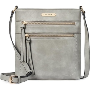 image:imageBOSTANTEN Crossbody Purses for Women Medium Shoulder Bag Quilted Handbags with Zipper PocketC16grey