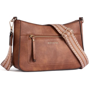 image:imageBOSTANTEN Crossbody Purses for Women Medium Shoulder Bag Quilted Handbags with Zipper PocketZ01brown
