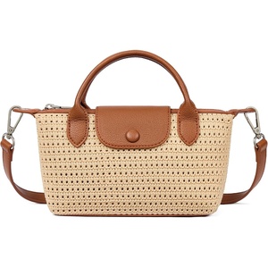 image:imageBOSTANTEN Mini Tote for Women Crossbody Bag with Adjustable Strap Top Handle Summer Purse for Everyday UseBrown