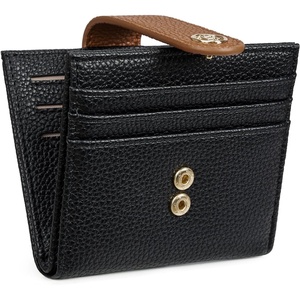 image:imageBOSTANTEN Slim Wallet for Women Small RFID Blocking Credit Card Holder Leather Bifold Wallets with Zipper Coin Pocket Beige0Black Brown