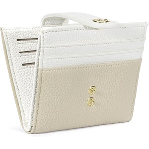 image:imageBOSTANTEN Slim Wallet for Women Small RFID Blocking Credit Card Holder Leather Bifold Wallets with Zipper Coin Pocket BeigeKhakiBeige