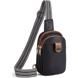 image:imageBOSTANTEN Sling Bag Crossbody Bags for Women Trendy Crossbody Purse Leather Chest BagAblack  Brown