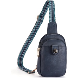 image:imageBOSTANTEN Sling Bag Crossbody Bags for Women Trendy Crossbody Purse Leather Chest BagAblue