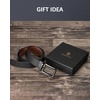 image:imageBOSTANTEN Belt Men Leather Reversible Belts for Men 1 38 for Casual Golf Dress Pants TwoinOne Belt Gift001gunblackBrown