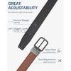 image:imageBOSTANTEN Belt Men Leather Reversible Belts for Men 1 38 for Casual Golf Dress Pants TwoinOne Belt Gift001gunblackBrown