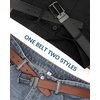image:imageBOSTANTEN Belt Men Leather Reversible Belts for Men 1 38 for Casual Golf Dress Pants TwoinOne Belt Gift003gunblackBrown