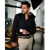image:imageBOSTANTEN Belt Men Leather Reversible Belts for Men 1 38 for Casual Golf Dress Pants TwoinOne Belt Gift008verticalblackBrown