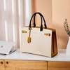 image:imageBOSTANTEN Briefcase for Women 156 Inch Genuine Leather Laptop Briefcase Shoulder Work Tote Bag PurseAbeige