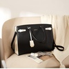 image:imageBOSTANTEN Briefcase for Women 156 Inch Genuine Leather Laptop Briefcase Shoulder Work Tote Bag PurseBblack