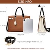 image:imageBOSTANTEN Briefcase for Women 156 Inch Genuine Leather Laptop Briefcase Shoulder Work Tote Bag PurseCbrown
