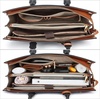 image:imageBOSTANTEN Briefcase for Women 156 Inch Genuine Leather Laptop Briefcase Shoulder Work Tote Bag PurseDblue