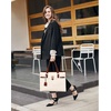image:imageBOSTANTEN Briefcase for Women 156 inch Leather Laptop Bag Vintage Slim Lawyer Business Bag Stylish Work PurseAbeigebrown