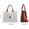 image:imageBOSTANTEN Briefcase for Women 156 inch Leather Laptop Bag Vintage Slim Lawyer Business Bag Stylish Work PurseAbeigebrown