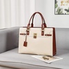 image:imageBOSTANTEN Briefcase for Women 156 inch Leather Laptop Bag Vintage Slim Lawyer Business Bag Stylish Work PurseAbeigebrown