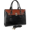 image:imageBOSTANTEN Briefcase for Women 156 inch Leather Laptop Bag Vintage Slim Lawyer Business Bag Stylish Work PurseBblackbrown