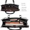 image:imageBOSTANTEN Briefcase for Women 156 inch Leather Laptop Bag Vintage Slim Lawyer Business Bag Stylish Work PurseBblackbrown