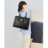 image:imageBOSTANTEN Briefcase for Women 156 inch Leather Laptop Bag Vintage Slim Lawyer Business Bag Stylish Work PurseCcrocodile Pattern Black