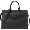 image:imageBOSTANTEN Briefcase for Women Laptop Tote 156 Inch Genuine Leather Handbag Work Bag BeigeCblack