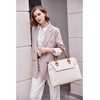 image:imageBOSTANTEN Briefcase for Women Leather 156 inch Laptop Shoulder Bag Office Work Crossbody HandbagAbeigebrown