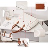 image:imageBOSTANTEN Briefcase for Women Leather 156 inch Laptop Shoulder Bag Office Work Crossbody HandbagAbeigebrown