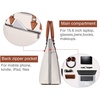 image:imageBOSTANTEN Briefcase for Women Leather 156 inch Laptop Shoulder Bag Office Work Crossbody HandbagAbeigebrown