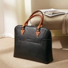 image:imageBOSTANTEN Briefcase for Women Leather 156 inch Laptop Shoulder Bag Office Work Crossbody HandbagBblackbrown