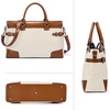 image:imageBOSTANTEN Briefcase for Women Leather Laptop Bag 156 inch Computer Messenger Office Business Work ToteApricot