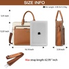 image:imageBOSTANTEN Briefcases for Men Messenger Bag Genuine Leather Laptop Bag 156 inch Office Work Tote for Buisness TravelCbrownbeige