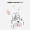 image:imageBOSTANTEN Clear Bag for Stadium Events Small Clear Crossbody Purse with Top Handle for Concerts SportsA01grey