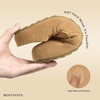 image:imageBOSTANTEN Clogs for Women Wide Width Comfortable Suede Mules with Soft Footbed and Arch Support Cute Slip On Potato ShoesBrown