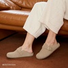 image:imageBOSTANTEN Clogs for Women Wide Width Comfortable Suede Mules with Soft Footbed and Arch Support Cute Slip On Potato ShoesTaupe