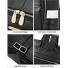 image:imageBOSTANTEN Genuine Leather 156 inch Laptop Backpack Purse for Women College Casual Backpack Travel Bag1black