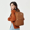 image:imageBOSTANTEN Genuine Leather 156 inch Laptop Backpack Purse for Women College Casual Backpack Travel Bag1brown