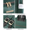 image:imageBOSTANTEN Genuine Leather 156 inch Laptop Backpack Purse for Women College Casual Backpack Travel Bag1cdarkgreen