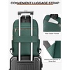 image:imageBOSTANTEN Genuine Leather 156 inch Laptop Backpack Purse for Women College Casual Backpack Travel Bag1cdarkgreen