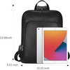 image:imageBOSTANTEN Genuine Leather Backpack Purse Casual College Travel Bags for Women4black
