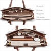 image:imageBOSTANTEN Laptop Bag for Women 156 inch Computer Leather Briefcase Vintage Work Tote HandbagBeige