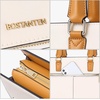 image:imageBOSTANTEN Leather Briefcase for Women Vintage 156 inch Laptop Bag for Women Business Tote Shoulder HandbagBeige
