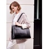 image:imageBOSTANTEN Leather Briefcase for Women Vintage 156 inch Laptop Bag for Women Business Tote Shoulder HandbagBlack
