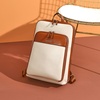 image:imageBOSTANTEN Leather Laptop Backpack for Women 156 inch Computer Bag Travel Work Daypack1beigebrown
