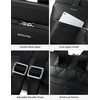 image:imageBOSTANTEN Leather Laptop Backpack for Women 156 inch Computer Bag Travel Work Daypack3black