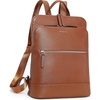 image:imageBOSTANTEN Leather Laptop Backpack for Women 156 inch Computer Bag Travel Work Daypack4brown